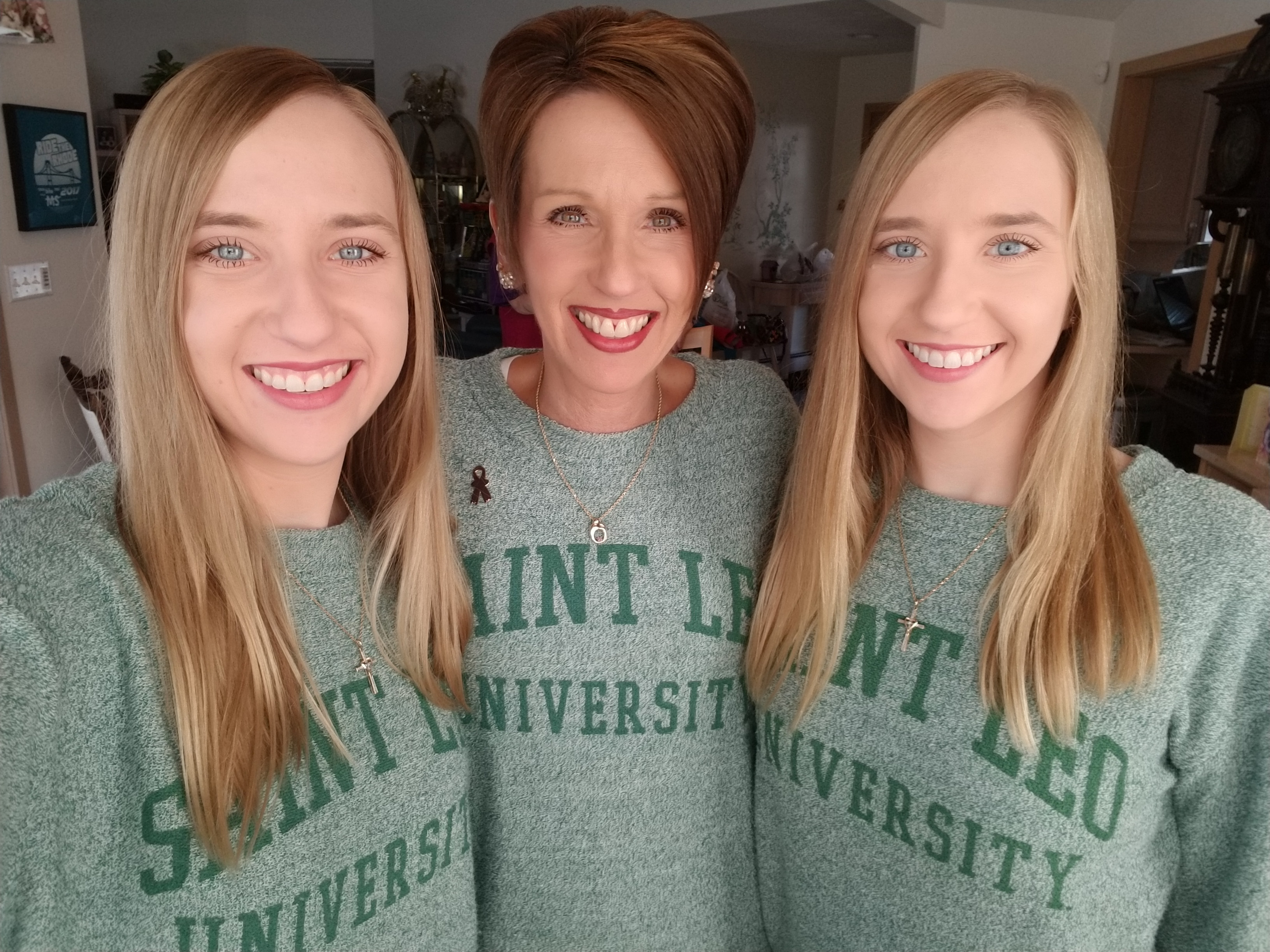 Saint-Leo- students-Kaisha-Girard-Mom-Lisa-Erika- Girard